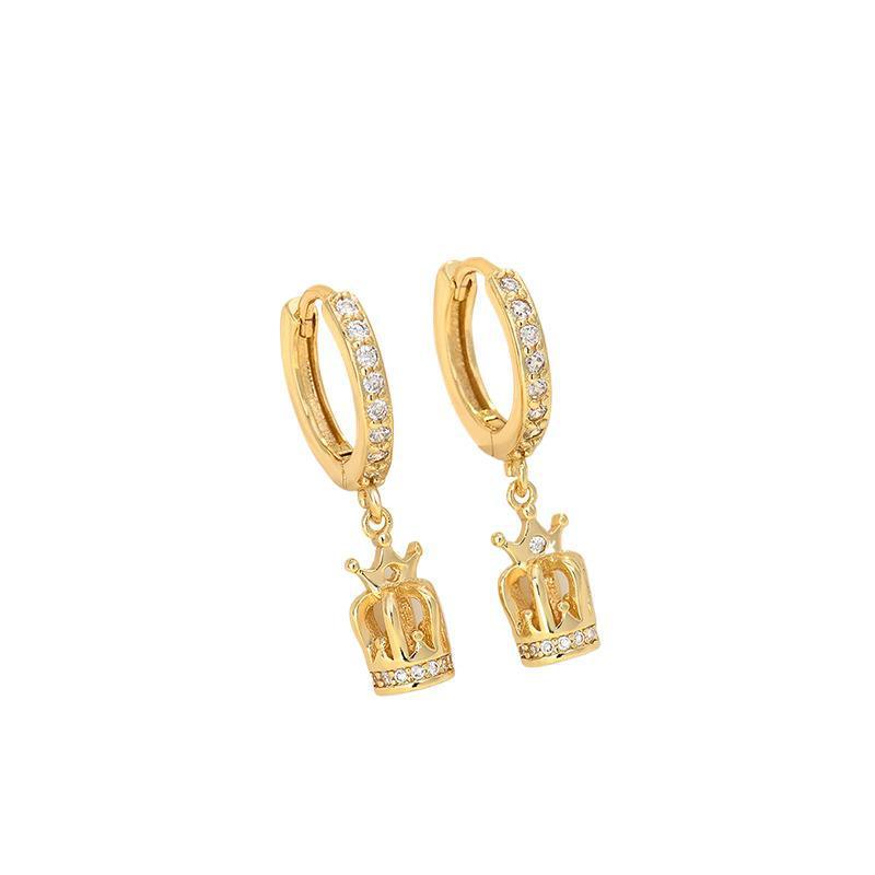 Crown Earrings Women's Simple Special-interest Design